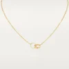 Collar con colgante y cadena Love en oro amarillo | Cartier Us