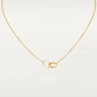 Collar con colgante y cadena Love en oro amarillo | Cartier Us