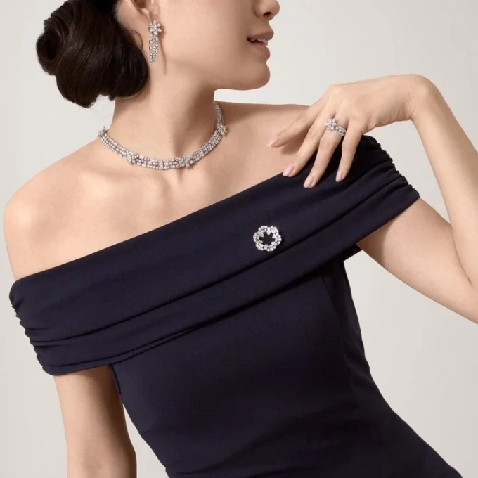 Collar de la colección Diamond, diamantes