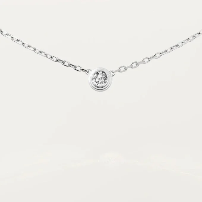 Collar Diamants Legers, Lm – Oro blanco, Diamante – Cartier