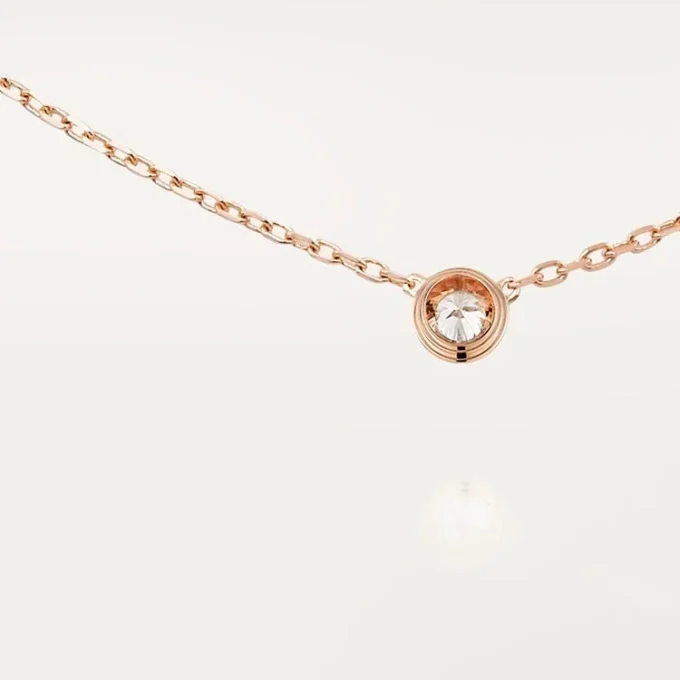 Collar Diamants Légers, Lm – Oro rosa, Diamante – Cartier