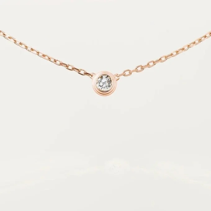 Collar Diamants Légers, Lm – Oro rosa, Diamante – Cartier