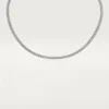 Collar Essential Lines – Oro blanco, diamantes – Cartier