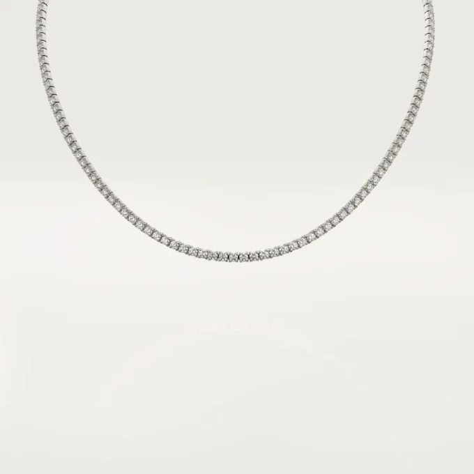 Collar Essential Lines – Oro blanco, diamantes – Cartier