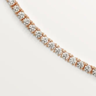 Collar Essential Lines – Oro rosa, diamantes – Cartier