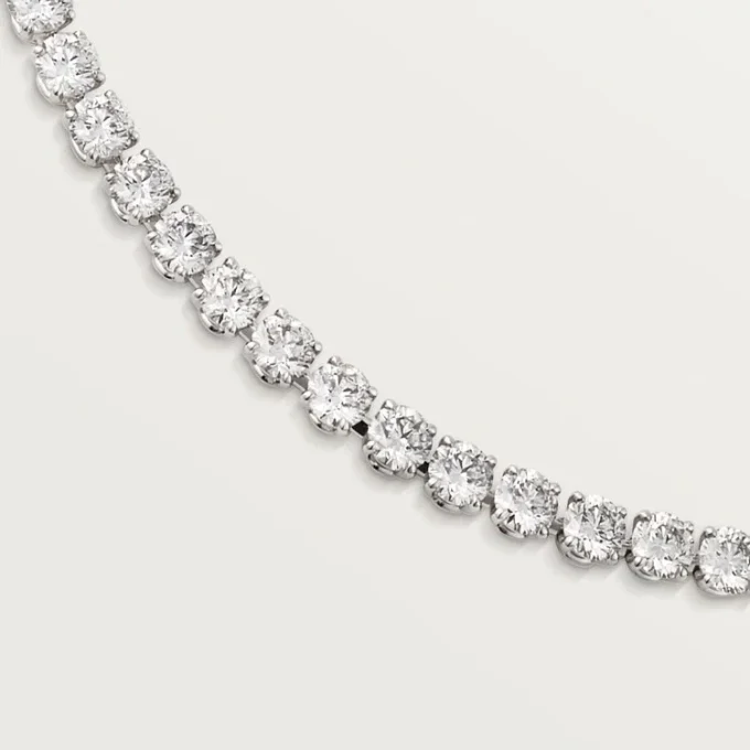 Collar Lignes Essentielles, diamantes de talla brillante