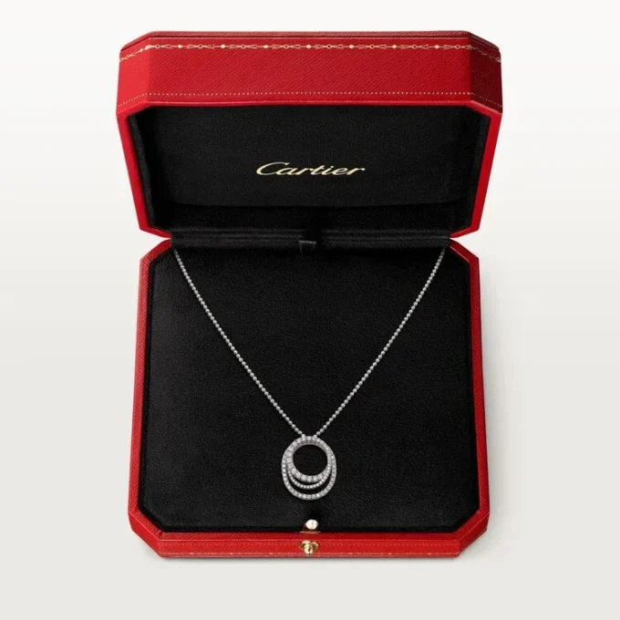 Collar Etincelle De Cartier – Oro blanco, diamantes – Cartier