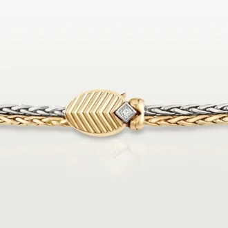 Collar Grain De Café, diamantes