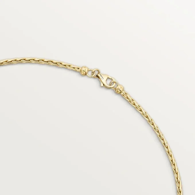 Collar Grain De Café, diamantes