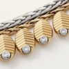 Collar Grain De Café, diamantes