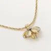Collar Grain De Café, diamantes