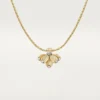 Collar Grain De Café, diamantes