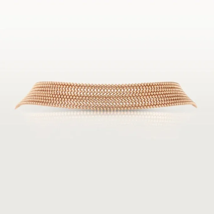 Collar largo Agrafe, semipavé