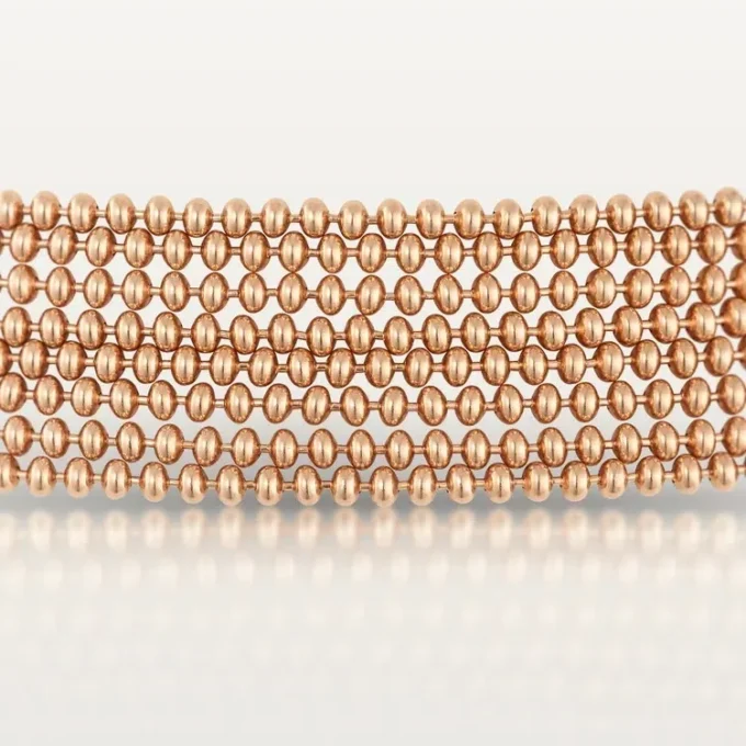 Collar largo Agrafe, semipavé