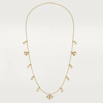 Collar largo Grain De Café, diamantes