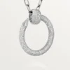 Collar largo Juste Un Clou, multiuso, modelo extragrande, pavé