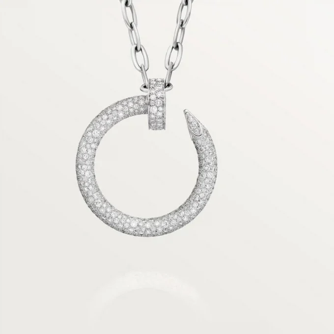 Collar largo Juste Un Clou, multiuso, modelo extragrande, pavé