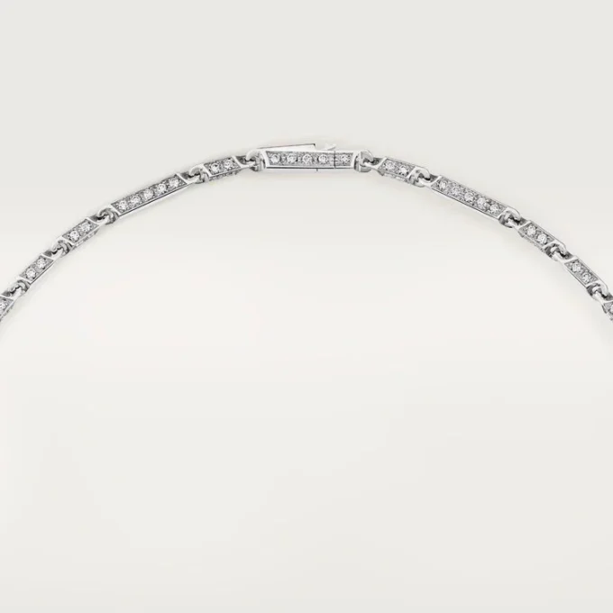 Collar largo Panthere de Cartier, esmeralda, multiuso, modelo grande, pavé
