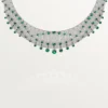 Collar «Le Voyage Recommence», esmeraldas, pavé