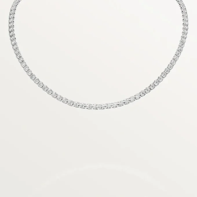 Collar Lignes Essentielles, diamantes de talla brillante