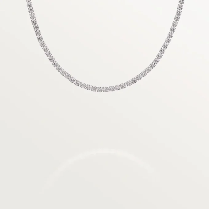 Collar Lignes Essentielles, diamantes de talla brillante