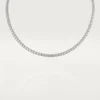 Collar Lignes Essentielles, diamantes de talla brillante