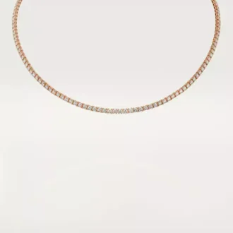 Collar Lignes Essentielles, diamantes de talla brillante
