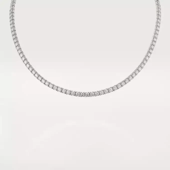 Collar Lignes Essentielles, diamantes de talla brillante