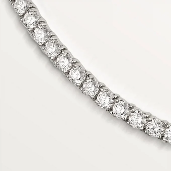 Collar Lignes Essentielles, diamantes de talla brillante