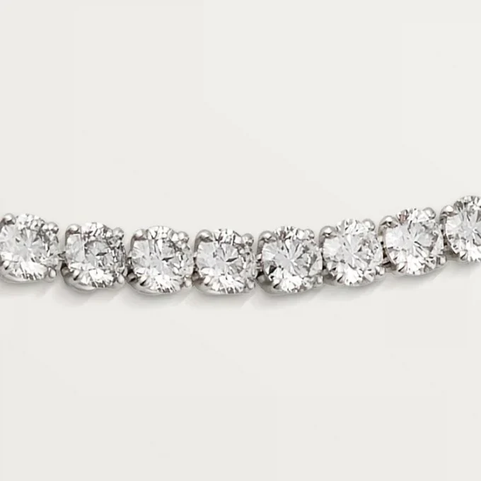 Collar Lignes Essentielles, diamantes de talla brillante