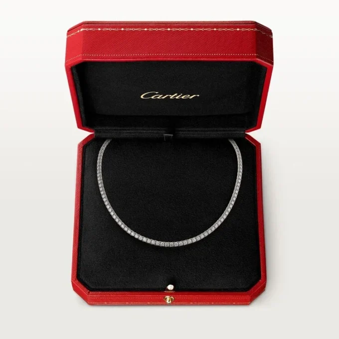 Collar Lignes Essentielles, diamantes de talla brillante