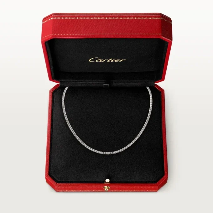 Collar Lignes Essentielles, diamantes de talla brillante