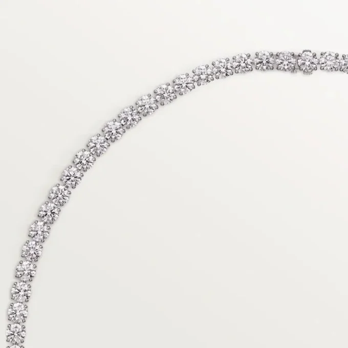 Collar Lignes Essentielles, diamantes de talla brillante