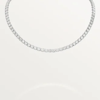 Collar Lignes Essentielles, diamantes de talla brillante