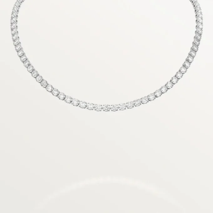 Collar Lignes Essentielles, diamantes de talla brillante