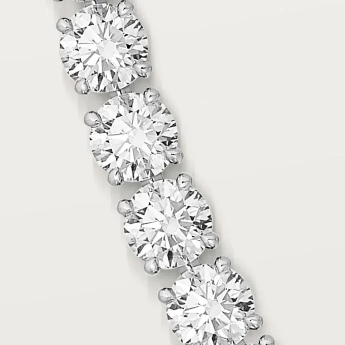 Collar Lignes Essentielles, diamantes de talla brillante