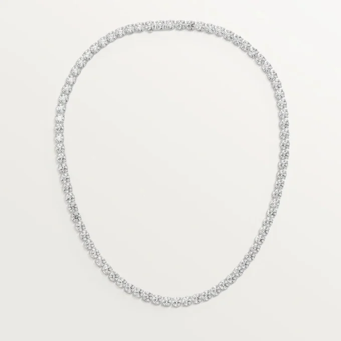 Collar Lignes Essentielles, diamantes de talla brillante
