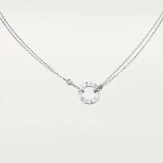 Collar Love, 2 diamantes – Oro blanco, Diamantes – Cartier