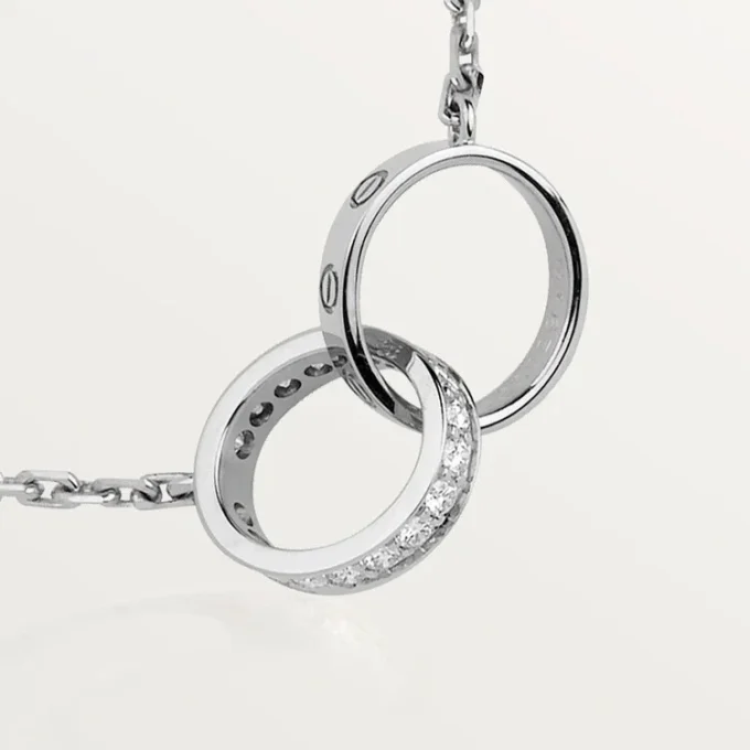 Collar Love, diamantes – Oro blanco, diamantes – Cartier