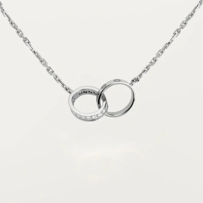 Collar Love, diamantes – Oro blanco, diamantes – Cartier