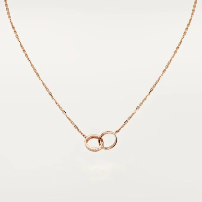 Collar Love, diamantes – Oro rosa, diamantes – Cartier