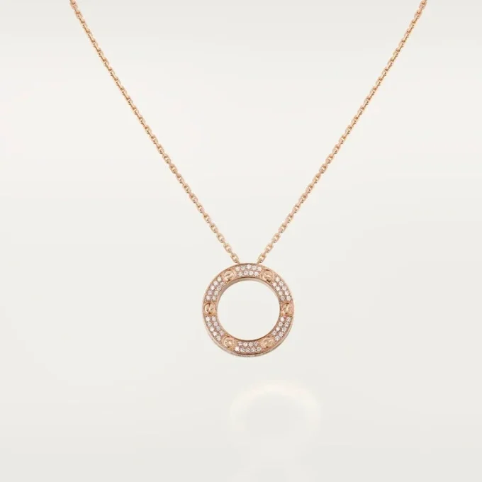 Collar Love – Oro rosa, diamantes – Cartier