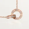 Collar Love – Oro rosa, diamantes – Cartier