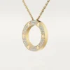 Collar Love, pavé de diamantes – Oro amarillo, diamantes – Cartier