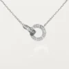 Collar Love, pavé de diamantes – Oro blanco, diamantes – Cartier