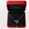 Collar Love, pavé de diamantes – Oro blanco, diamantes – Cartier