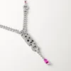 Collar Panthere de Cartier, rubelita, pavé