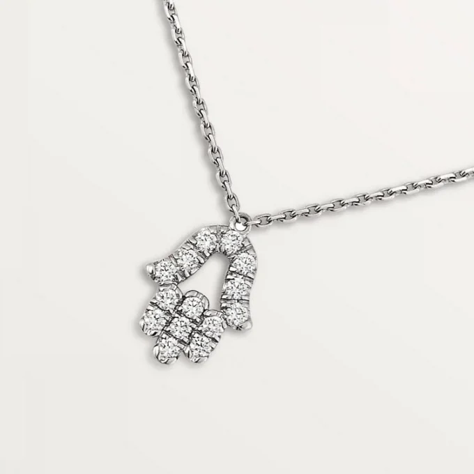 Collar Symbol – Oro blanco, diamantes – Cartier