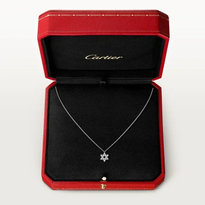 Collar Symbol – Oro blanco, diamantes – Cartier