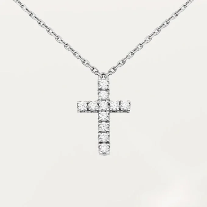 Collar Symbols – Oro blanco, diamantes – Cartier